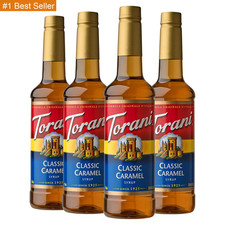 Torani Syrup, Classic Caramel, 25.4 Ounces Pack of 4
