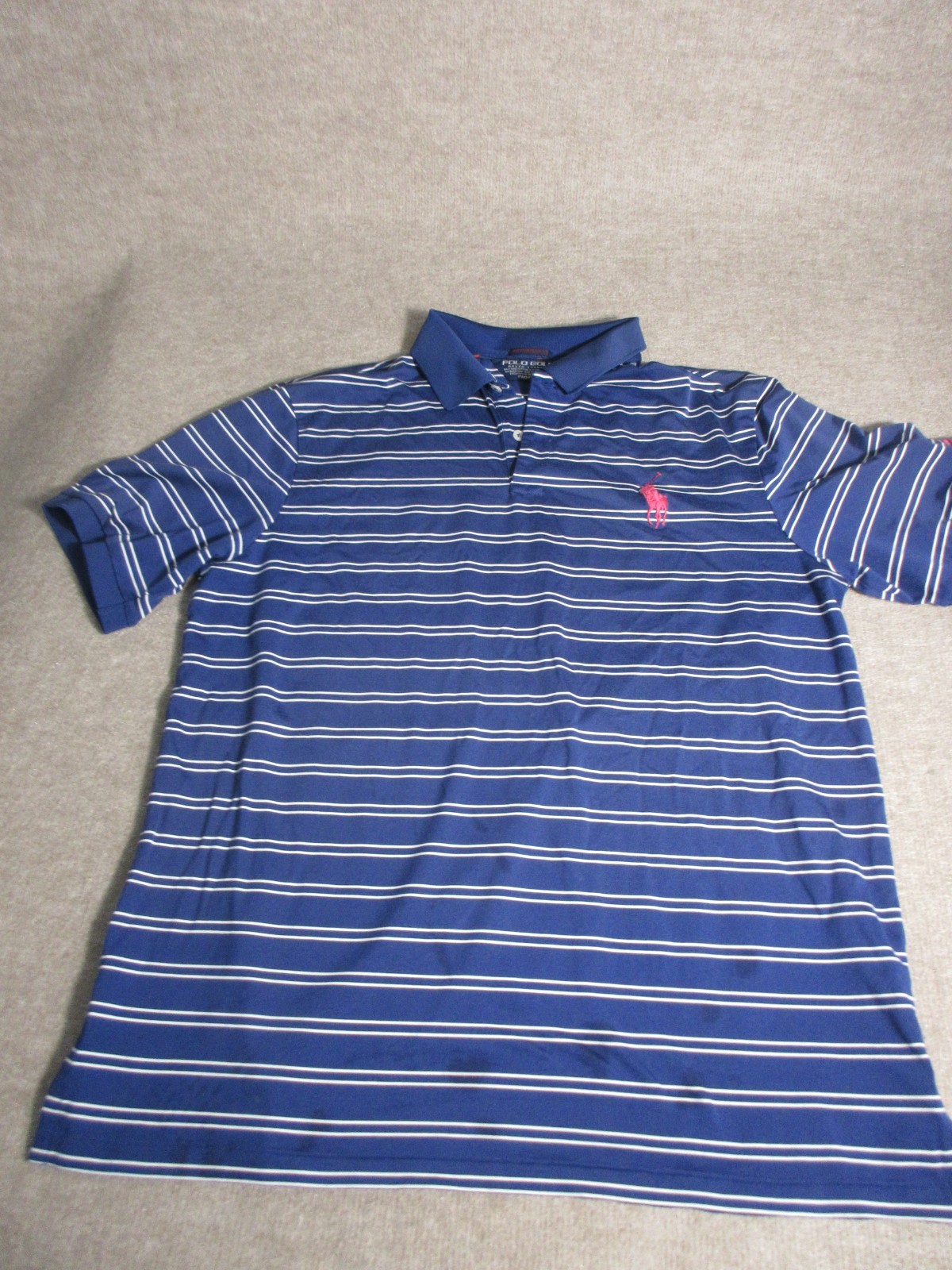 Polo Ralph Lauren Camicia Uomo Xl Polo Performance Pony Manica Corta Golf Pro