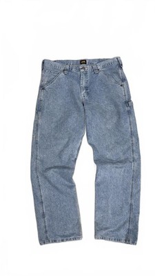 Lee Loose Fit Carpenter Jeans Men s 34x30 Light Wash Denim Cargo Pants