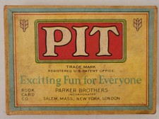 Antique PIT Card Game, Exciting Fun for Everyone, Parker Brothers, Inc. 1919 USA