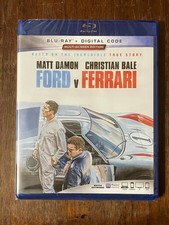 FORD VS FERRARI - Brand New Sealed Blu-ray + Digital Code - SHIPPED V SECURELY