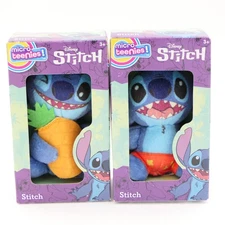 Basic Fun Micro Teenies ! Disney Stitch 2 Pack Mini Plush Toys in Boxes 00420