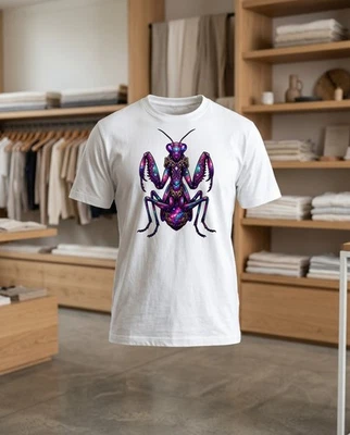 T-Shirt / Sweat - Mante religieuse Cosmique DTF - Photo 1/4