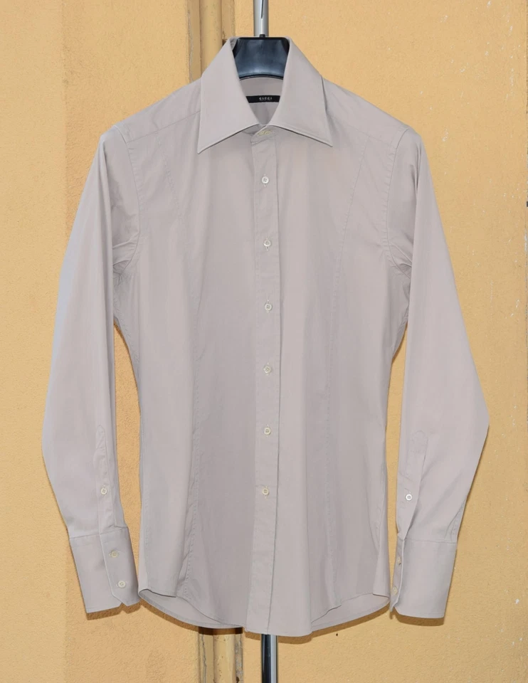 MEN'S VINTAGE GUCCI TOM FORD ERA SHIRT SIZE 40 - 15 ¾ ~TALL "M" / SLIM FIT ITALY - Image 2 of 4