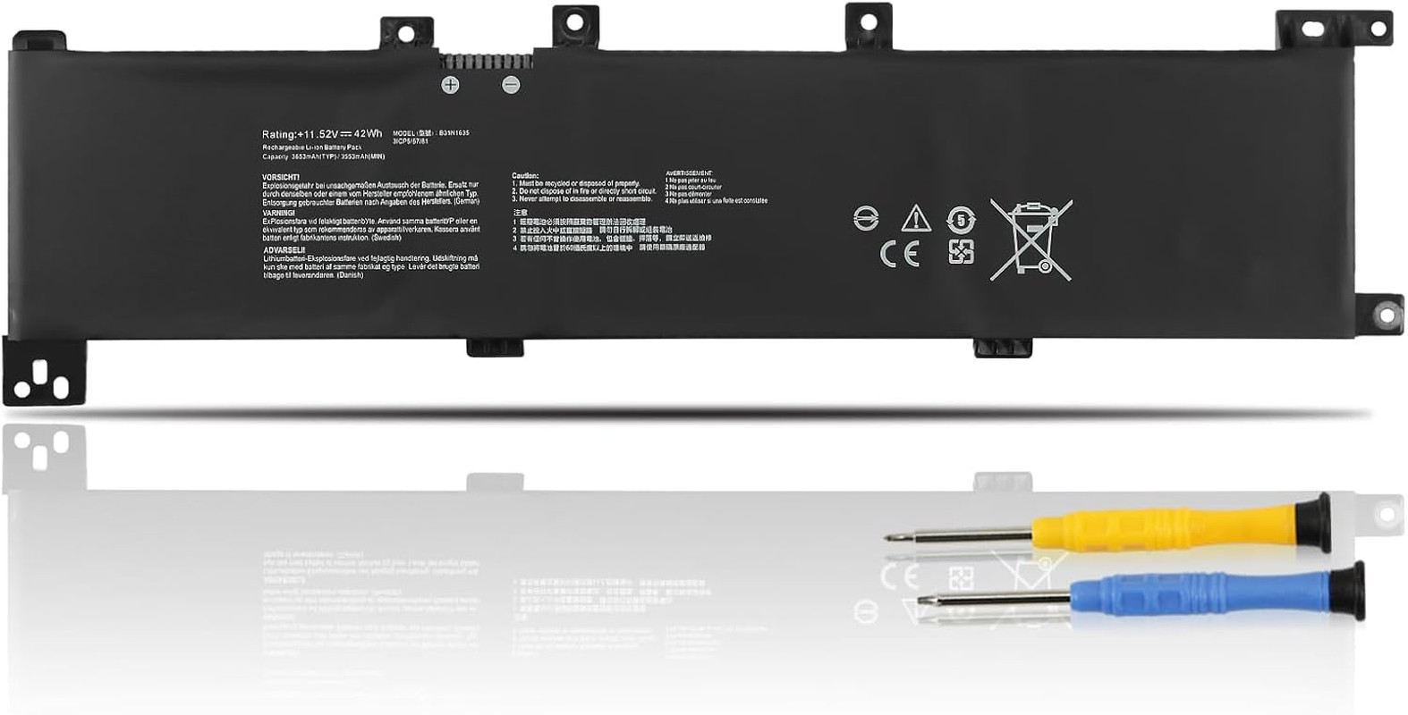 Batteria ASUS B31N1635 Original Quality | Per Vivobook 17 X705 X705UA