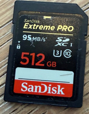 SanDisk 512GB Extreme PRO SD Card