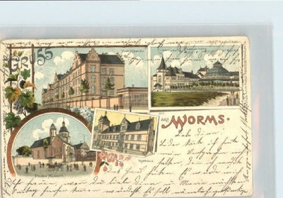 Worms Kaserne Festspielhaus Museum Rathaus  x