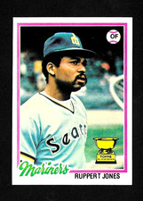 1978 TOPPS BASEBALL # 141 RUPERT JONES ALL-STAR ROOKIE SEATTLE MARINERS EX+