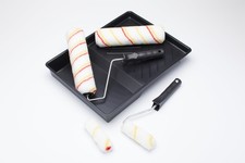 7 Piece Emulsion Paint Roller Set 2X 9 inch & 2X Mini Rollers Frames & Paint