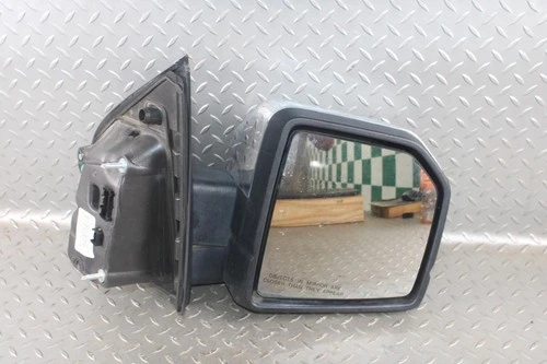 15-18 F150 Platinum Chrome Driver Left LH Power Door Mirror Blind Spot Unit OEM