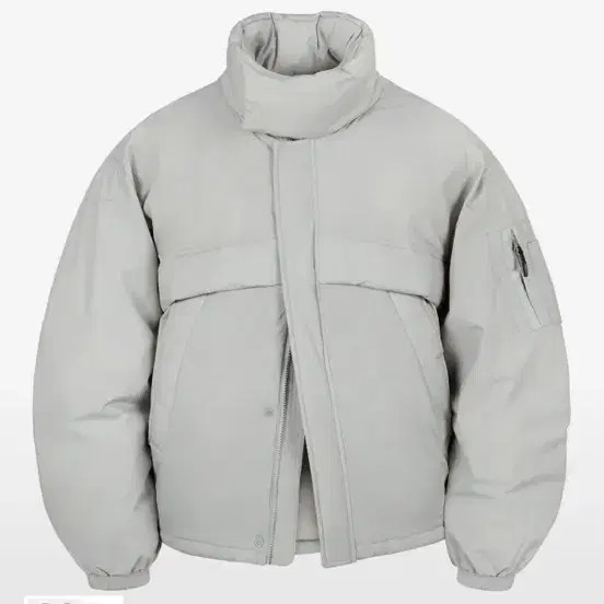 Codegraphy Monster Short Padded Jacket Gray Men’s… - image 1