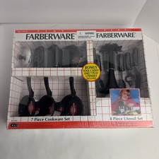 Farberware Vintage Play Cookware  Utensil Set 6166 Sealed Kids Kitchen Toy