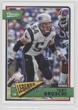 2018 Panini Classics Legends Red Back 254/299 Tedy Bruschi #153 z7h
