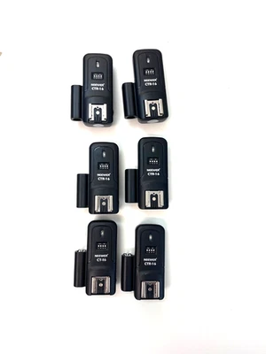 LOT 6 PCS Neewer CT-16 Flash Receiver 2.4GHz Multi-Channel Flash Receiver - Photo 1/2