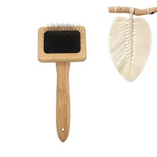 Macrame Comb Wooden for Fringe Feathered Wall Hanging Plant Hanger Craft Maki...