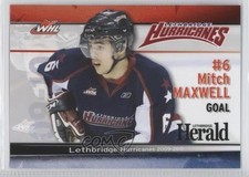 2009-10 Lethbridge Hurricanes Team Issue Mitch Maxwell #6 0a3