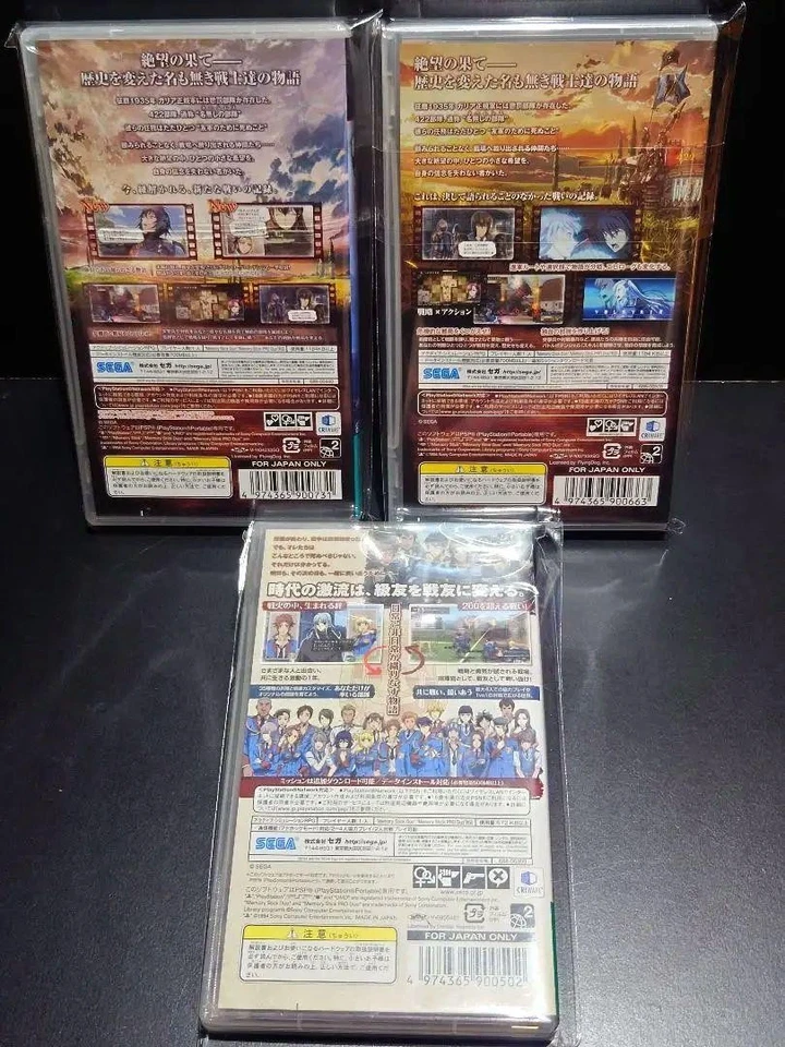 Valkyria Chronicles 2 3 E2 PSP 3Games set used - Image 2 of 2