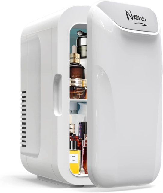 Mini Fridge 6 Liter Small Refrigerator Portable Cooler/Warmer Freezer (White)