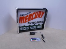 Mercury Marine Sales Led Storerec Room Display Light Up Sign