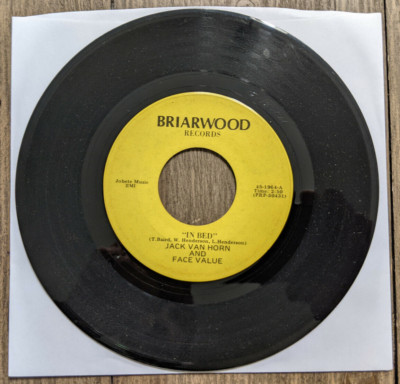Jack Van Horn Face Value 45 In Bed / These Times Garage Rock 1964 Fender Benders