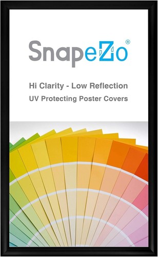 U.V. Protective 12x20 Poster Frame Featuring Easy Snap Front for Art Displays - Picture 3 of 11
