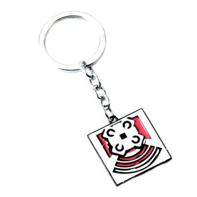 Rainbow Six Echo Silvertone Game Charm Pendant Key Chain