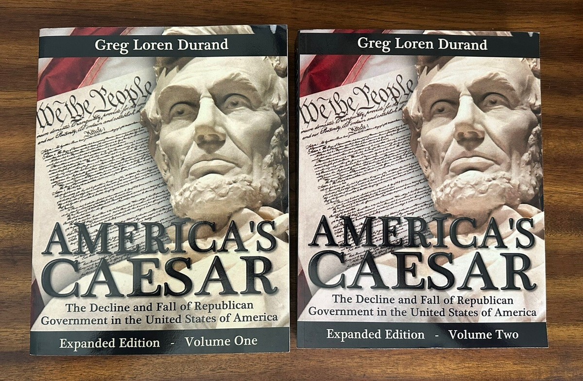 America's Caesar by Greg Loren Durand - Volume 1 and Volume 2 set