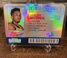 2019-20 Panini Contenders License to Dominate Donovan Mitchell #30
