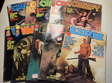 um 1975 Konvolut 10x  Creepy Eerie Vampirella...
