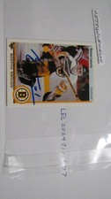 1990 1991 Upper Deck Rejean Lemelin signed Hockey Card