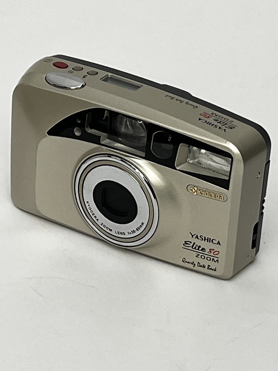 Yashica Kyocera Elite 80 Zoom 35mm Film Camera 38-80mm Tested W