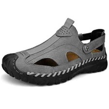 Men's Sandals Breathable Summer Comfortable Shoes Handmade Rubber Sole Sneakers