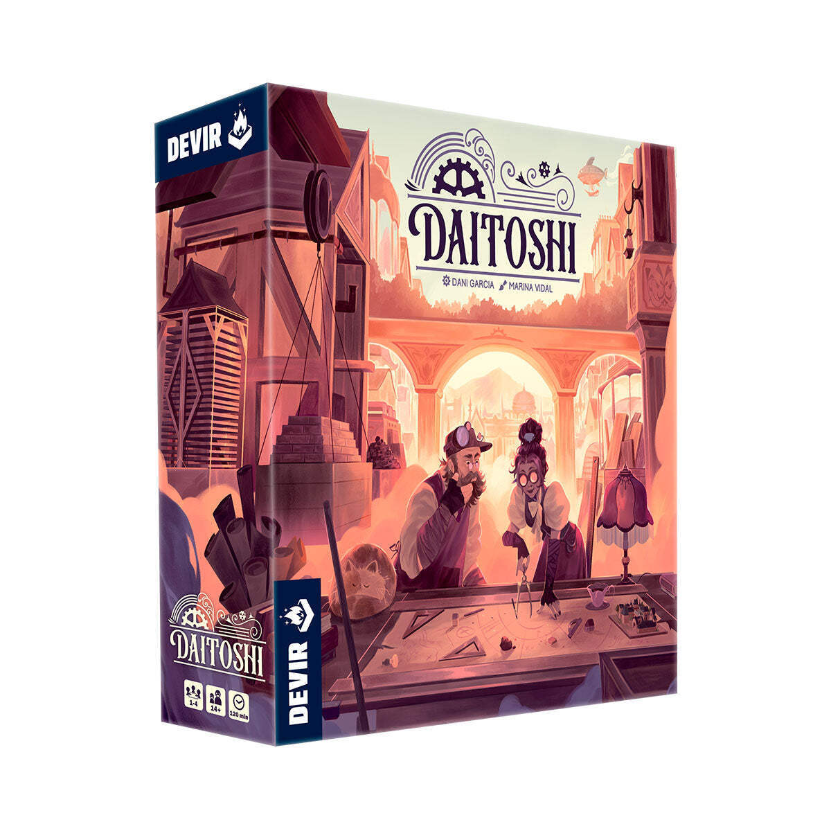 Daitoshi board game, by Dani Garcia, published by Devir Games