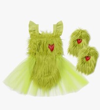 Grinch baby dress for Christmas or pictures