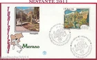 ITALY FDC TOURIST FILAGRANO MERANO BZ WALK VIEW KURHAUS 1986 Y57