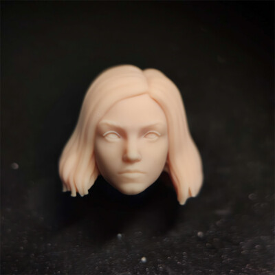 Blank 1/18 Scale Enid Sinclair Head Sculpt Unpainted Fit 3.75'' Figure B Style