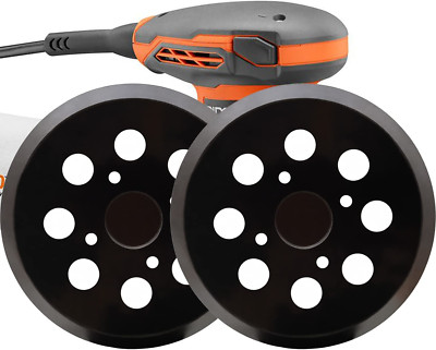 2 Pack 5 Inch 8 Hole Hook and Loop Sander Pad for Ridgid R2600, R2601 5''