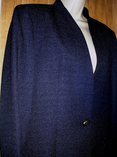 new w/tags suitsme navy blue suit jacket sz 10 polyester 1