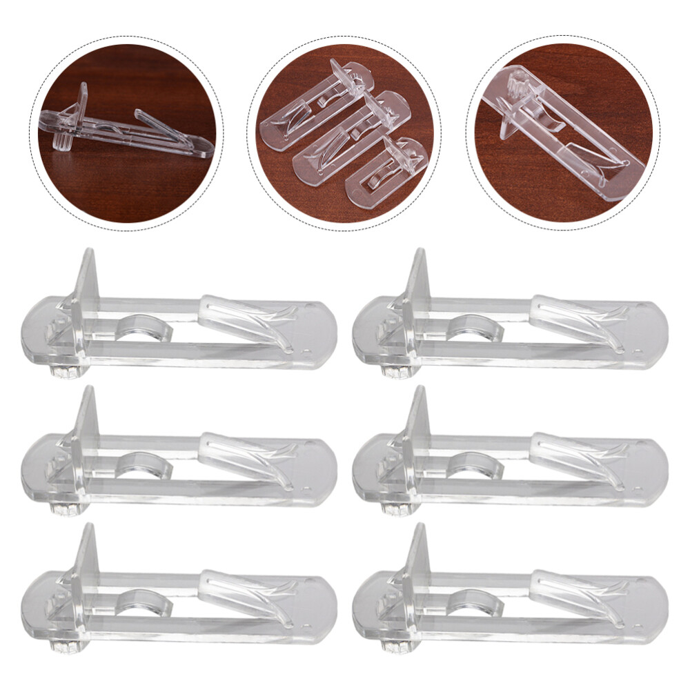 30 pcs Locking Shelf Clips Shelf Support Pegs Shelving Brackets