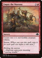 MTG Magic the Gathering Empty the Warrens (118/520) Dominaria Remastered LP