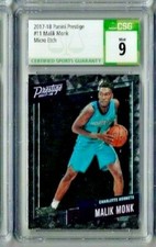 2017 -18 Panini Prestige Malik Monk Micro Etch Rookies CSG 9