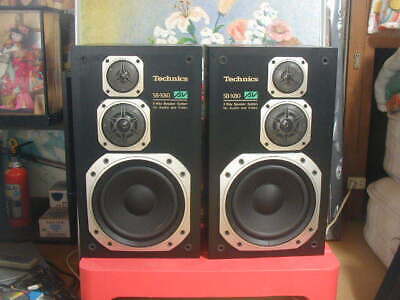 Technics 3WAY Speaker System SB-X80 Pair Working F/S JP Made Technics 3WAY Speaker System SB-X80 Pair Working F/S JP Made