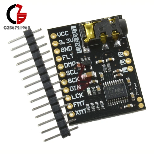 وحدة فك ترميز PCM5102A DAC I2S 32bit بعد ES9023 PCM1794 Raspberry Pi