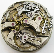 CH Meylan rattrapante watch movement for project ... fit Open F case 39.6 mm