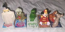 Lot of 5 McDonald's Happy Meal Disney VHS Train Toys Mickey, Flubber Plus More 
