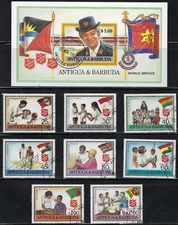 Stamps & Souvenir Sheet from Antigua & Barbuda ............22L.....D-909-z