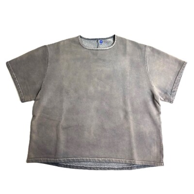NEW - XXS Kanye West Yeezy Gap Engineered by Balenciaga Fleece Yoke Tee Grey