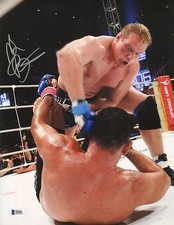 Josh Barnett Signed 11x14 Photo BAS COA UFC Pride 2006 Shockwave Final Conflict