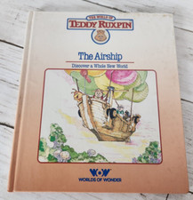 1986 The World of Teddy Ruxpin "The Airship" Worlds of Wonder Book