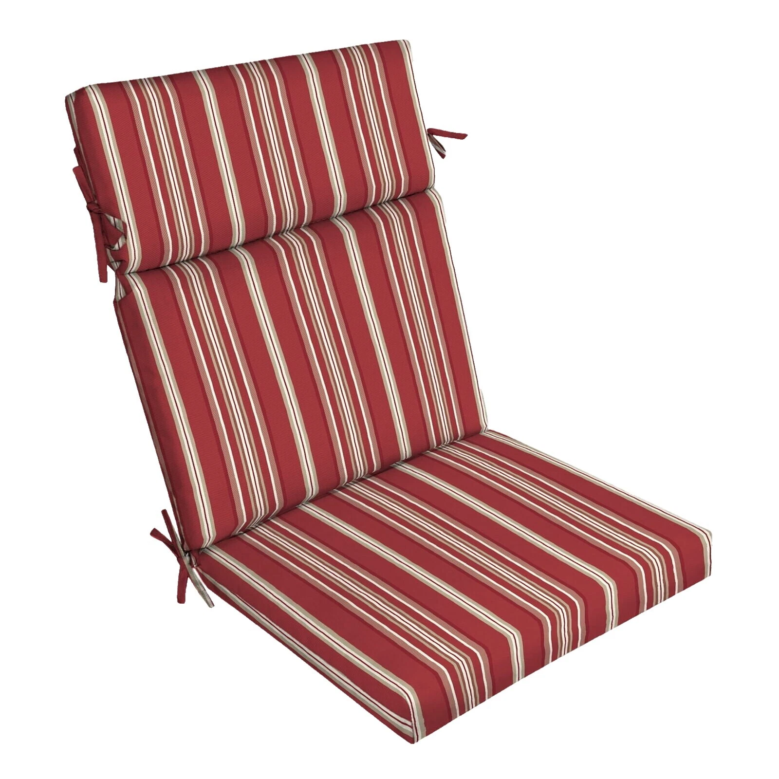 Striped Patio Furniture Seat Pads